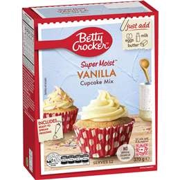 Betty Crocker Vanilla Cupcake Mix  370g