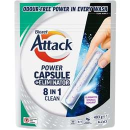 Biozet Attack Power Capsule Eliminator 8-in-1 Clean 30 Pack