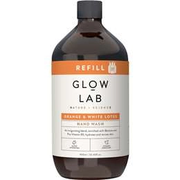 Glow Lab Hand Wash Refill Orange & White Lotus 900ml