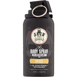 Jack The Barber Body Spray Deodorant Rebel  150ml