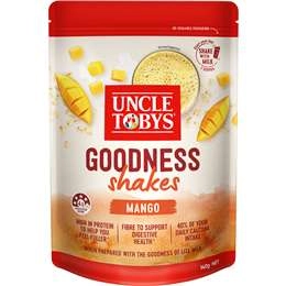 Uncle Tobys Goodness Shakes Mango  140g