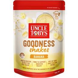 Uncle Tobys Goodness Shakes Banana  140g