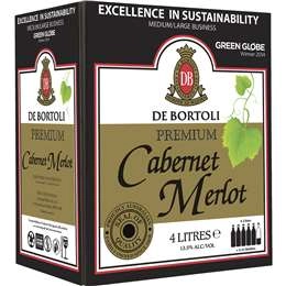 De Bortoli Premium Cask Wine Cabernet Merlot 4l