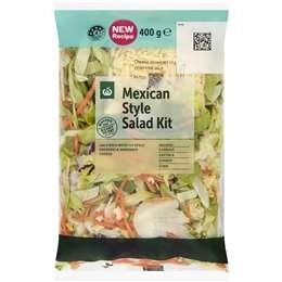 Woolworths Mexican Style Salad Kit  400g