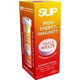 Sup Iron Energy Immunity Melts Strawberry 30 Pack