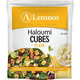 Lemnos Haloumi Cubes Plain  120g