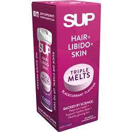 Sup Hair Libido Skin Melts Blackcurrant 30 Pack