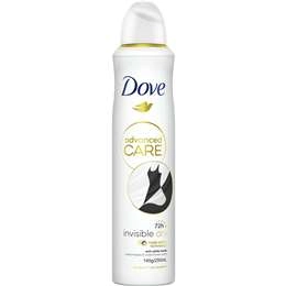 Dove Advanced Care Antiperspirant Deodorant Invisible Dry 72h 250 Ml