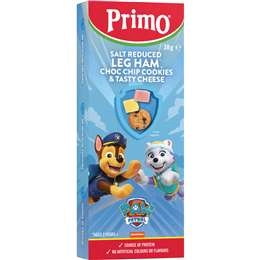 Primo Paw Patrol Leg Ham Choc Chip Cookies & Tasty Cheese 38g