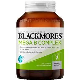 Blackmores Mega B Complex Tablets  200 Pack