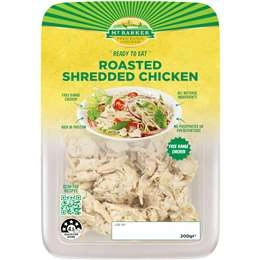 Mt Barker Free Range Roasted Shredded Chicken 200g