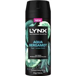 Lynx Premium Body Spray Aqua Bergamot 150ml