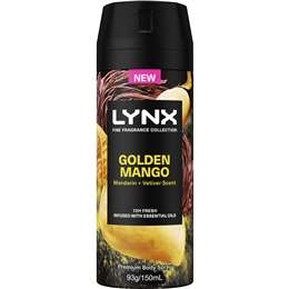 Lynx Premium Body Spray Golden Mango 150ml