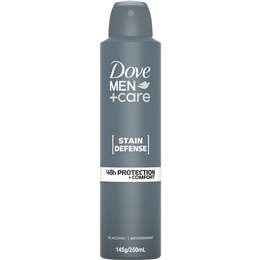 Dove Men+ Care Antiperspirant Aerosol Stain Defense 48h 250 Ml