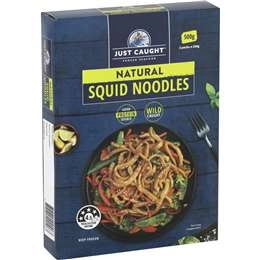 Just Caught Natural Squid Noodles  250g X 2 Pack