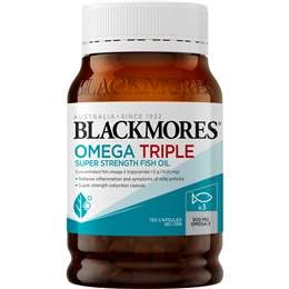 Blackmores Omega Triple Super Strength Fish Oil Capsules 150 Pack