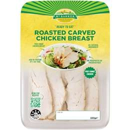 Mt Barker Free Range Roasted Carved Chicken Breast 220g