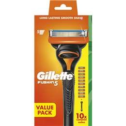 Gillette Fusion 5 Shaver Value Pack  Each