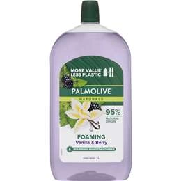 Palmolive Foaming Hand Wash Refill Vanilla & Berry 1l