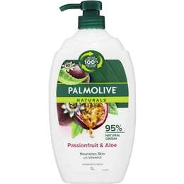 Palmolive Naturals Body Wash Passionfruit & Aloe 1l