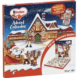 Kinder Christmas Advent Calendar Calendar 123g