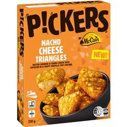 Mccain Pickers Nacho Cheese Triangles 230g