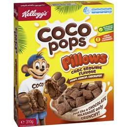 Kellogg's Coco Pops Pillows Choc Brownie Flavour Cereal 310g