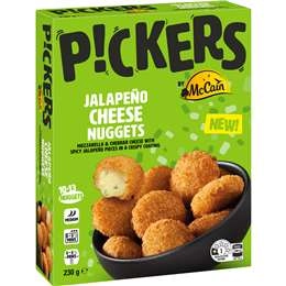 Mccain Pickers Jalapeno Cheese Nuggets 230g