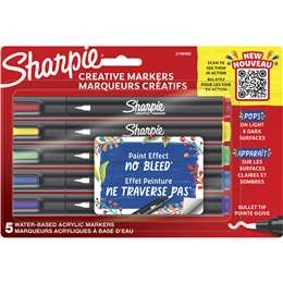 Sharpie Creative Acrylic Markers  5 Pack