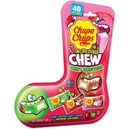 Chupa Chups Christmas Incredible Chew Lollies Stocking 160g