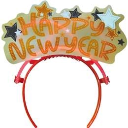 Whiz Pop Bang Happy New Year Glow Headband  Each