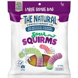 The Natural Confectionery Co. Sour Worms  400g