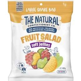 The Natural Confectionery Co. Fruit Salad Flavoured Soft Jellies 400g