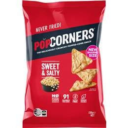 Popcorners Popcorn Chips Share Pack Sweet & Salty 130g