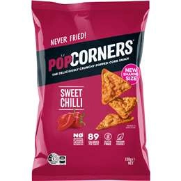 Popcorners Popcorn Chips Share Pack Sweet Chilli 130g