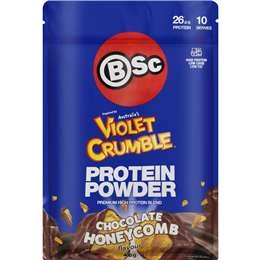 Bsc Violet Crumble Protein Powder Chocolate Honeycomb 400g