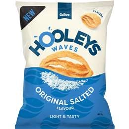 Calbee Hooleys Waves Original Salted  95g