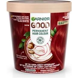 Garnier Good Permanent Hair Colour 6.6 Pomegranate Red Each