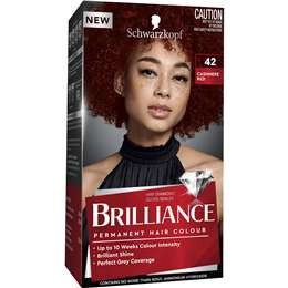 Schwarzkopf Brilliance Red Hair Dye 42 Cashmere Red Hair Colour Each