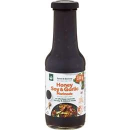 Woolworths Honey Soy & Garlic Marinade  330g