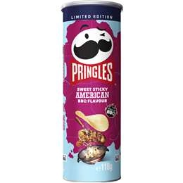 Pringles Sweet Sticky American Bbq Flavour 118g