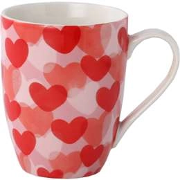 Valentine's Day Mug Hearts  Each