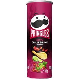 Pringles Zesty Chilli & Lime Flavour  118g