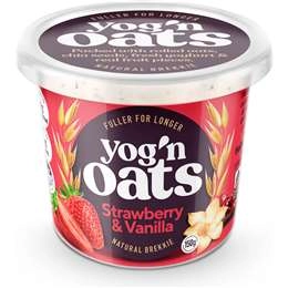 Yog'n Oats Yoghurt Strawberry & Vanilla  150g