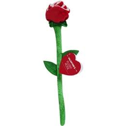 Valentine's Day Plush Rose Red  Each