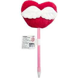 Valentine's Day Fluffy Pen Heart Red  Each