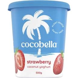 Cocobella Coconut Yoghurt Strawberry  500g