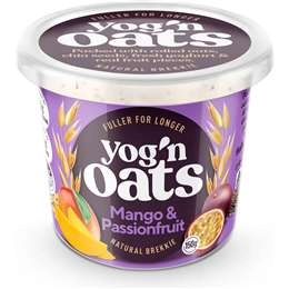 Yog'n Oats Natural Brekkie Mango Passionfruit 150g