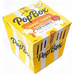 Pop Box Microwave Popcorn Caramel Crunch Flavour 100g