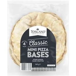 Toscano Mini Pizza Base  4 Pack